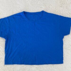 ❤️ Lululemon Cates Tee Size 4 Wild Bluebell
